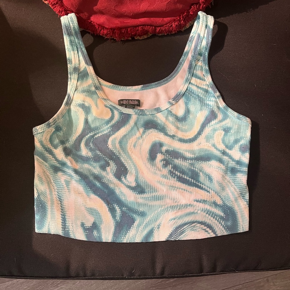 Marble Crop Top